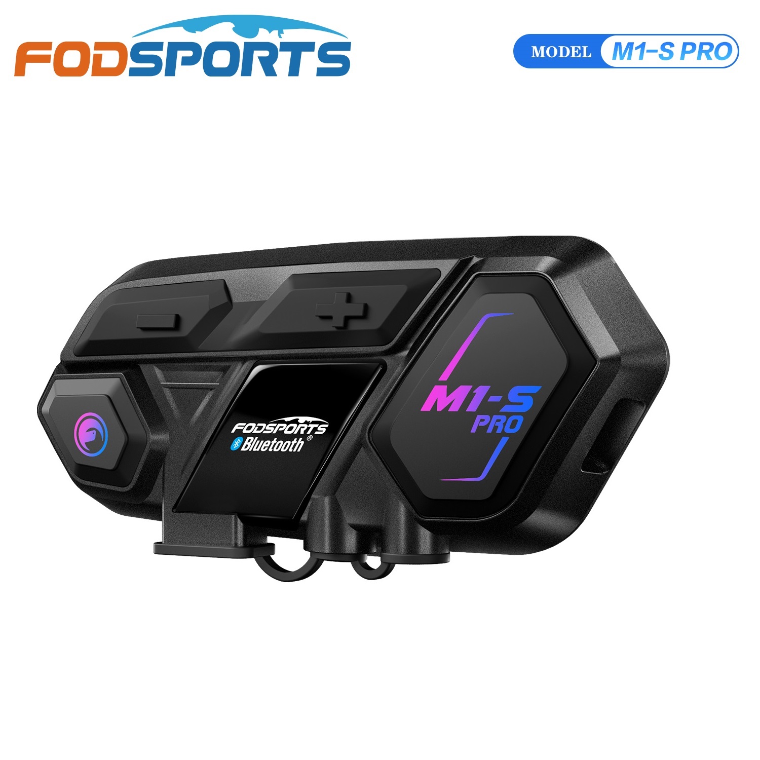 Universal Motorcycle Helmet Intercom Headset - Interfono Bluetooth per Moto Fodsports M1-S
