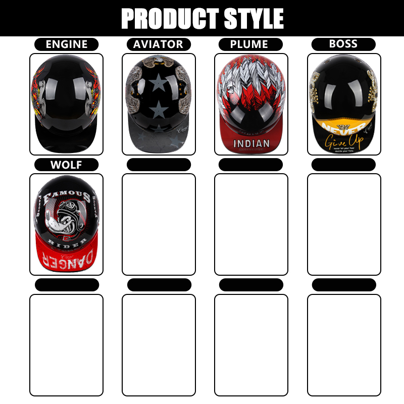 2024 adulto Open Face Summer R - Vintage Open Face Retro Helmet recensione e prezzo