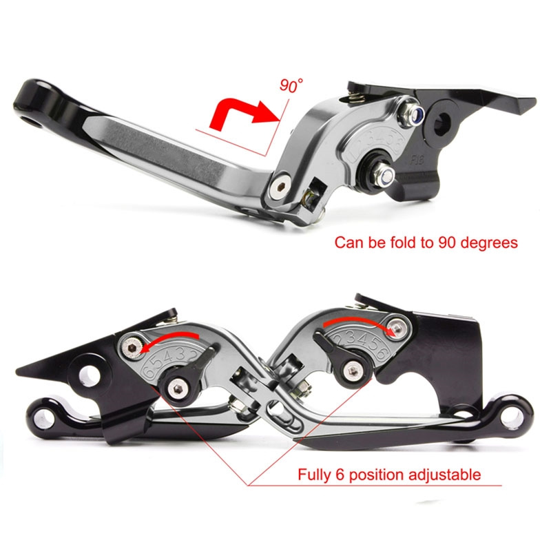 Set Leve Freno e Frizione CNC  - Cnc Aluminum Adjustable Brake Clutch Levers recensione e prezzo
