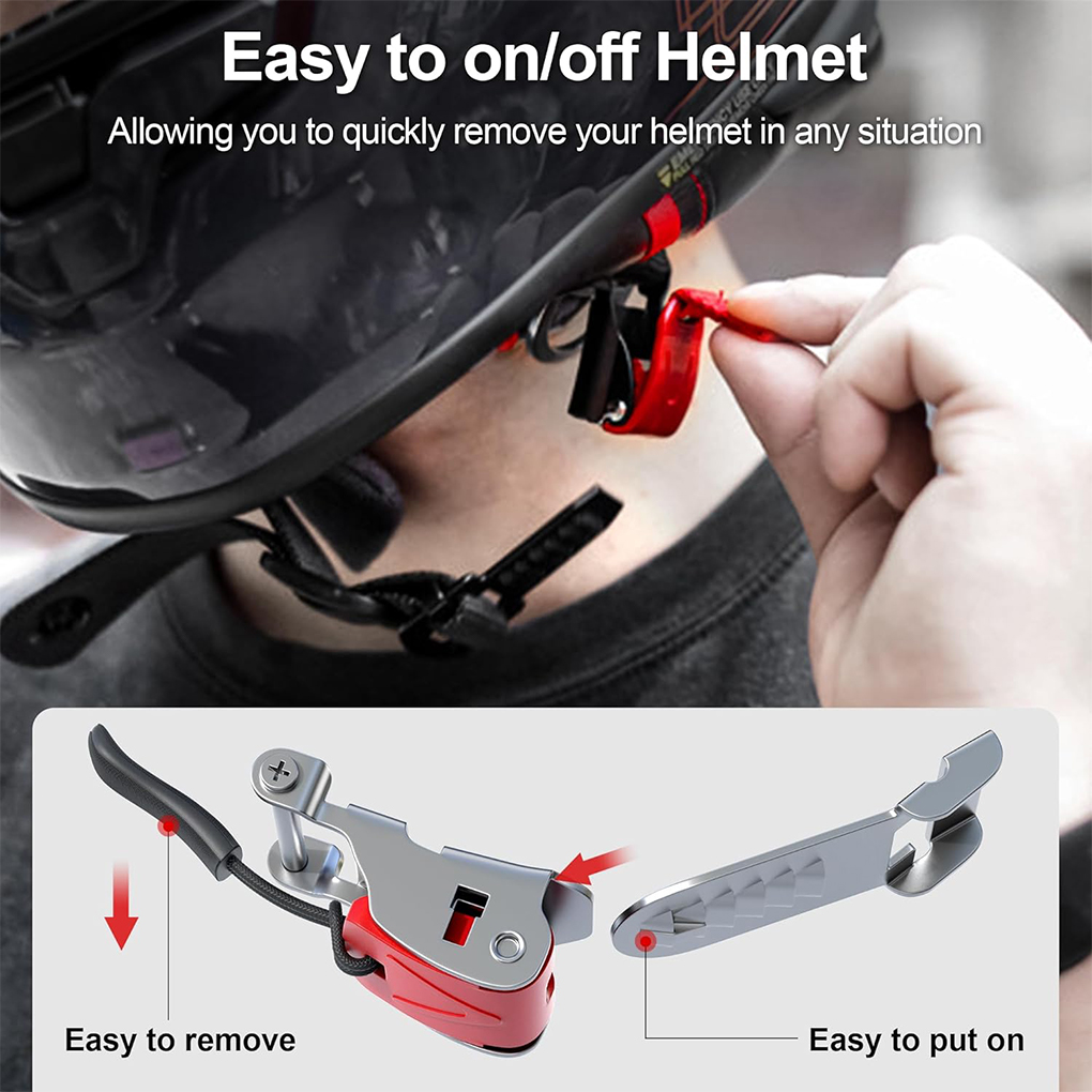 Kit di fibbie a sgancio rapido - Quick Release Buckle Motorcycle Helmet recensione e prezzo